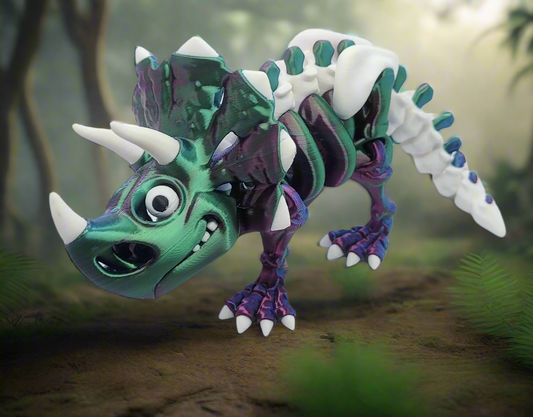 Tricératops squelette