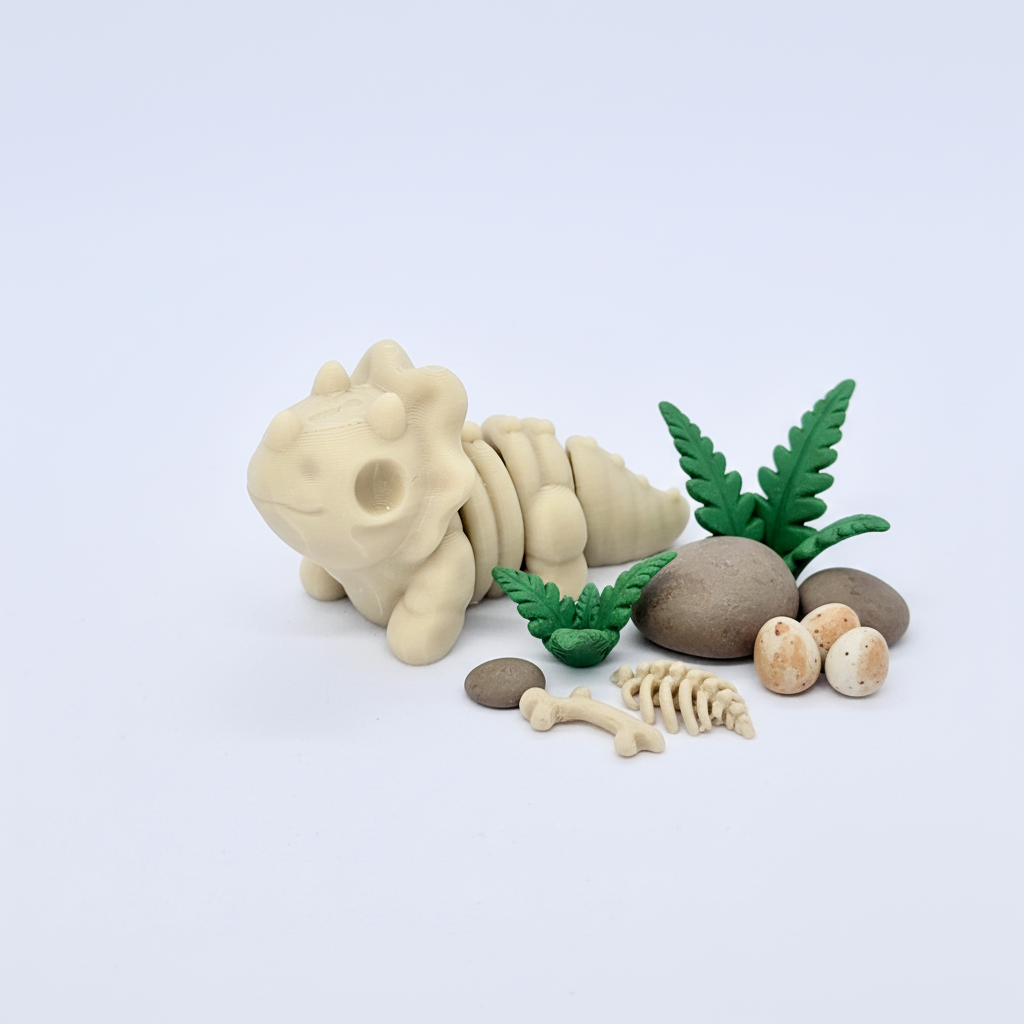 Tricératops squelette