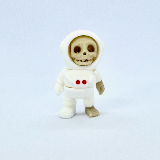 Squelette astronaute